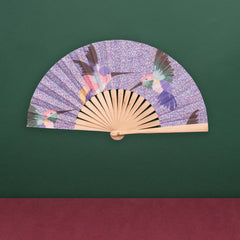 Best Stylish Birds Printing Hand Folding Bamboo Fans to Stay Cool