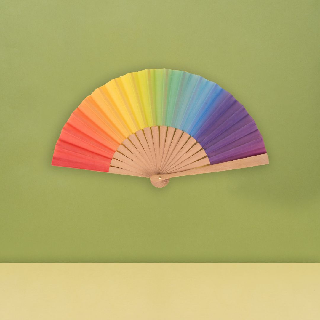 Best Stylish Color Sagittarius Printing Hand Folding Bamboo Fans to Stay Cool