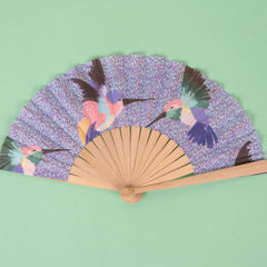 Best Stylish Birds Printing Hand Folding Bamboo Fans to Stay Cool