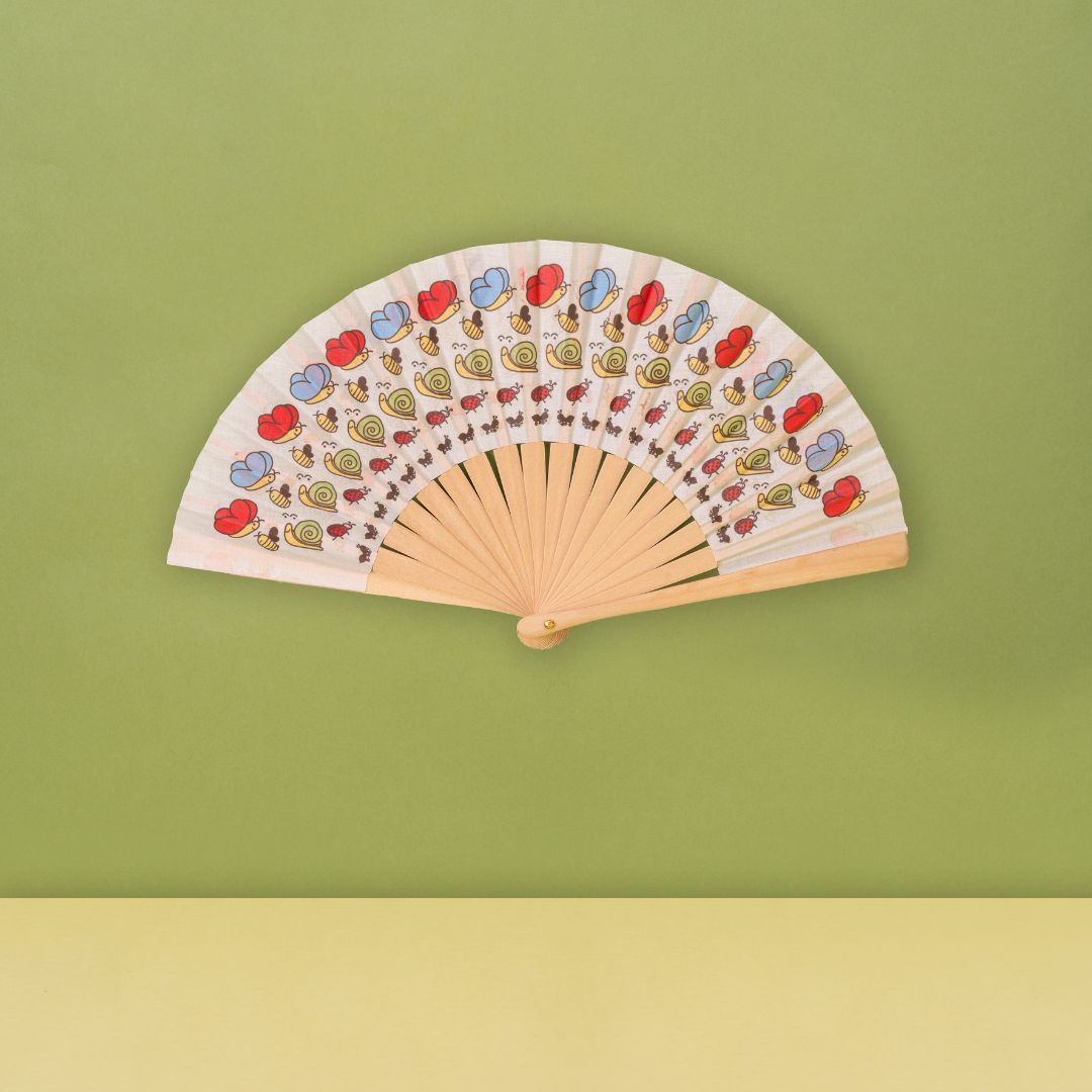 Best Stylish Animals Printing Hand Folding Bamboo Fans to Stay Cool