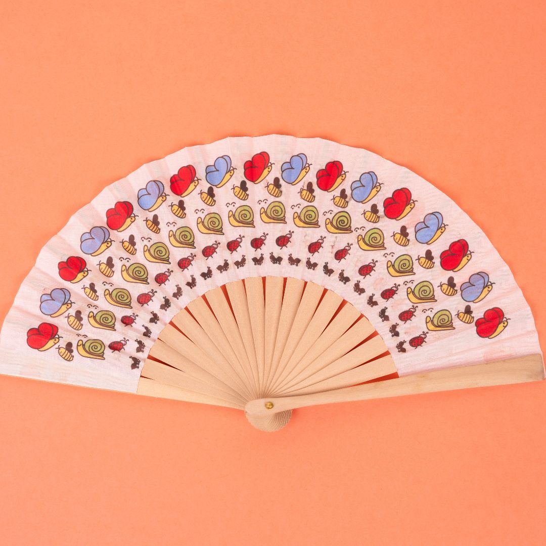 Best Stylish Animals Printing Hand Folding Bamboo Fans to Stay Cool